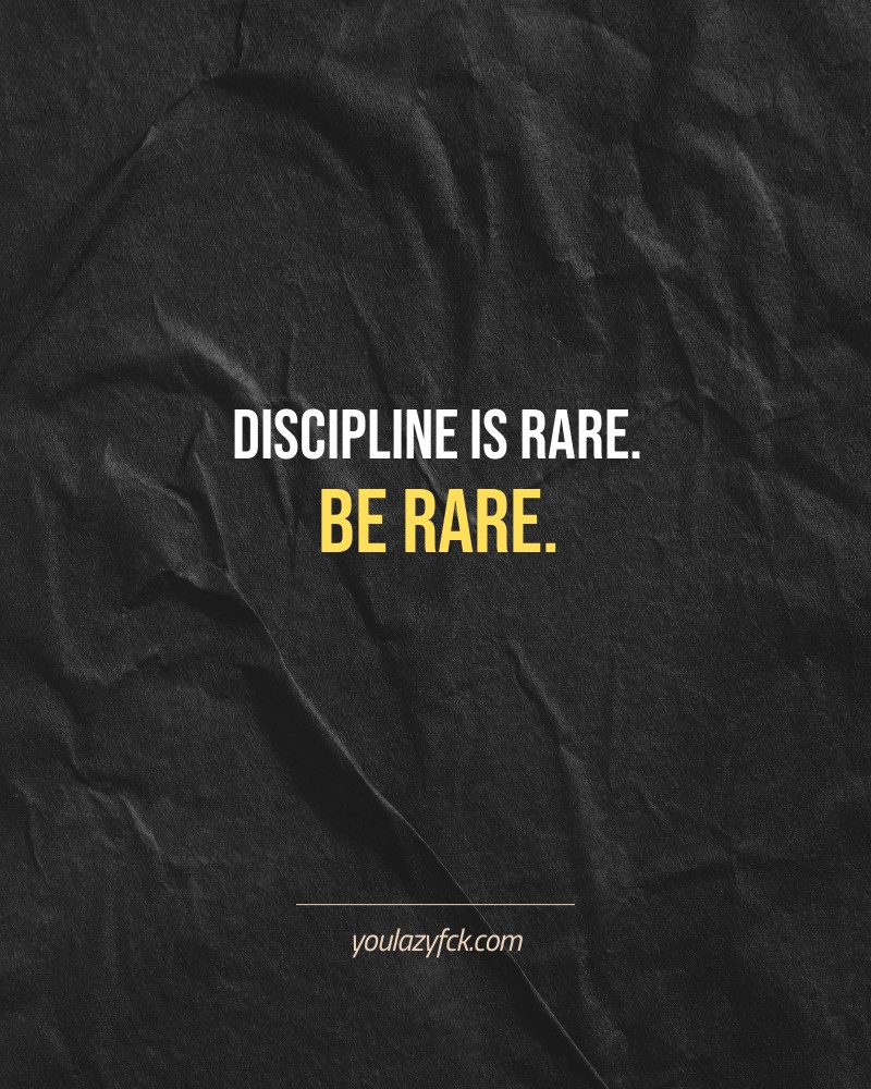 Discipline is rare. Be rare.

Brutally honest motivation for your no-excuses mindset. This quote is part productivity slap, part wake-up call. Whether you're into funny quotes, self-respect, or just tired of sugarcoated advice – this hits.

Find more verbal kicks at YOULAZYFCK.COM

#motivation #brutaltruth #funnyquotes #honestmotivation #noexcuses #selfrespect
