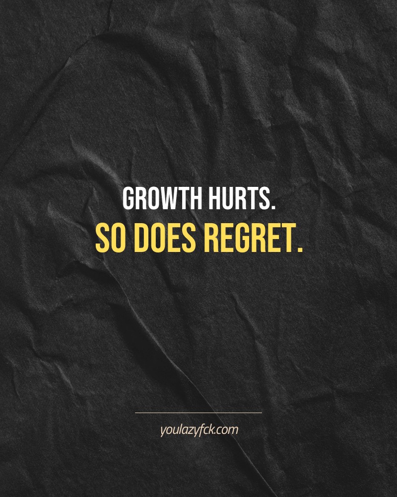 Growth hurts. So does regret.

Brutally honest motivation for your no-excuses mindset. This quote is part productivity slap, part wake-up call. Whether you're into funny quotes, self-respect, or just tired of sugarcoated advice – this hits.

Find more verbal kicks at YOULAZYFCK.COM

#motivation #brutaltruth #funnyquotes #honestmotivation #noexcuses #selfrespect